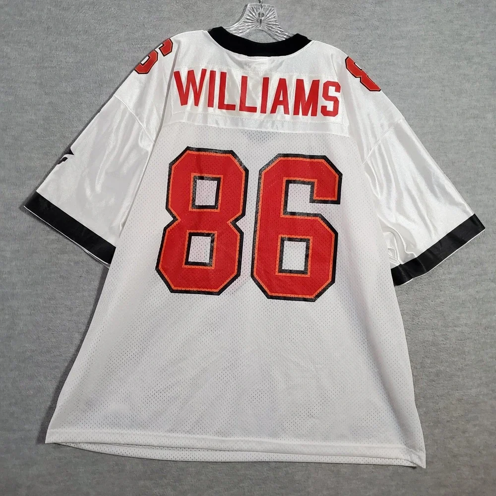 VINTAGE Tampa Bay‎ Buccaneers Men Jersey 2XL White adidas Logo Karl Williams 86